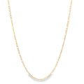 18K Gold Filled 1mm Figaro Chain Secure Durable Jewelry Link-0