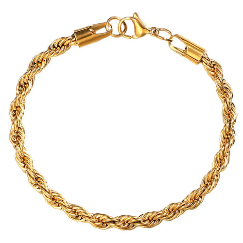 14MM Cuban Link Chain Bracelet Durable Polished Metal Men’s Jewelry-10