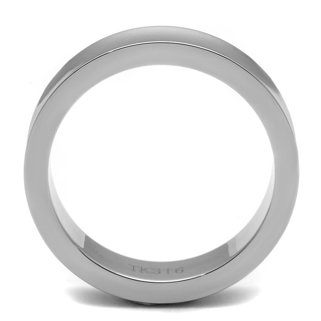 High Polished Stainless Steel Ring No Stone Minimalist Design