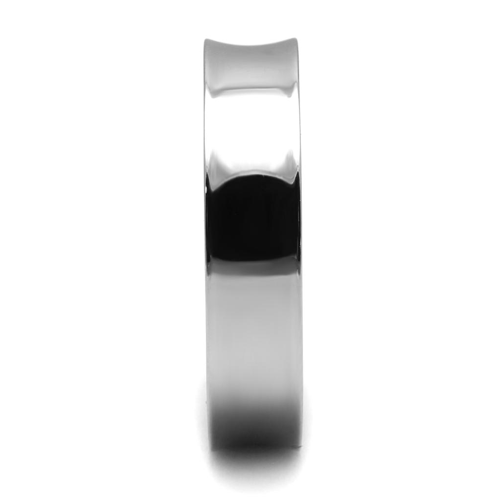 High Polished Stainless Steel Ring No Stone Minimalist Design