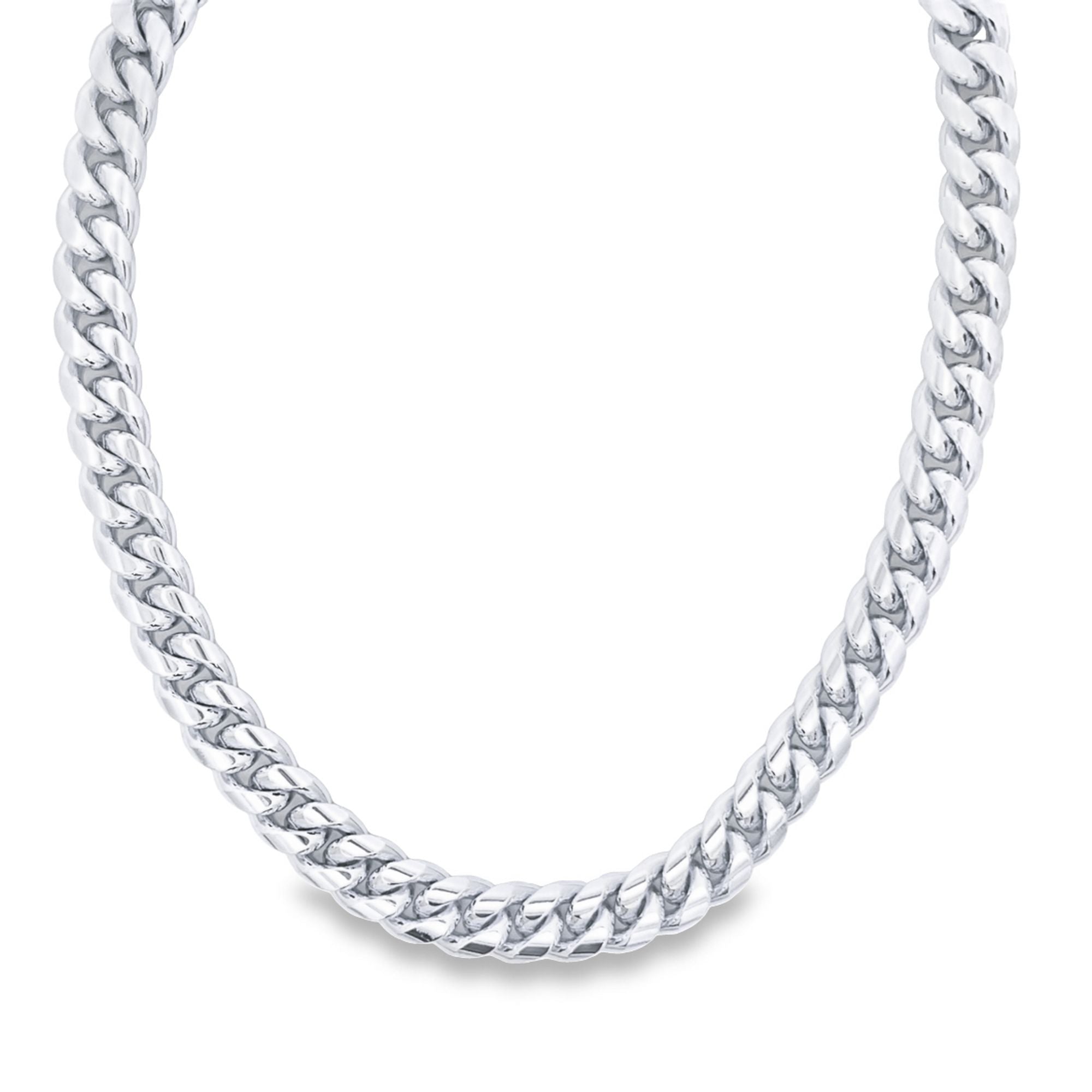 10mm Thick 18K Gold Filled Curb Cuban Necklace Chain 15 Inch-1