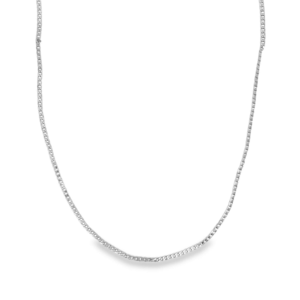2mm Diamond Cut Cuban Chain 18K Gold Filled 16 Inch Necklace-1