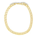 10mm Double Cuban Link Chain 18K Gold Filled 15.5 Inch-0