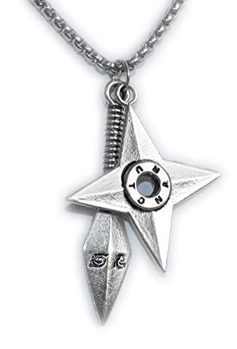 Naruto Shuriken and Kunai Stainless Steel Special Necklace-0