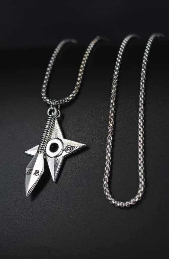 Naruto Shuriken and Kunai Stainless Steel Special Necklace-1